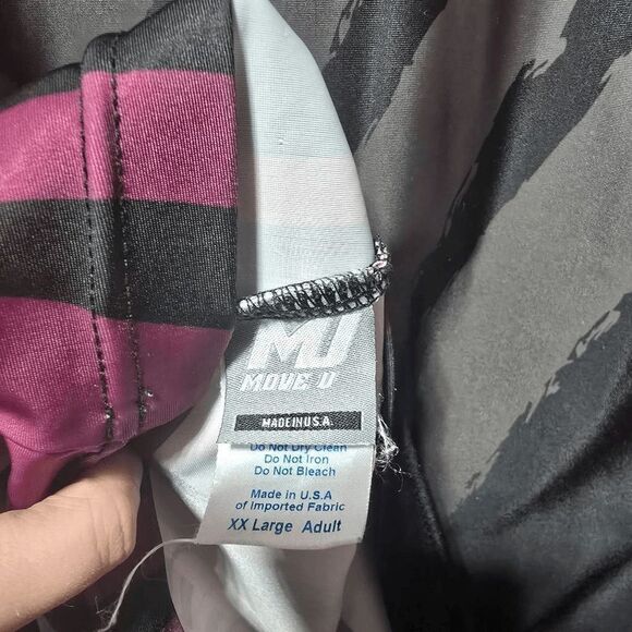 Team Sled B@%$h Vintage Y2K Black and Pink LS Jersey - Picture 7 of 8